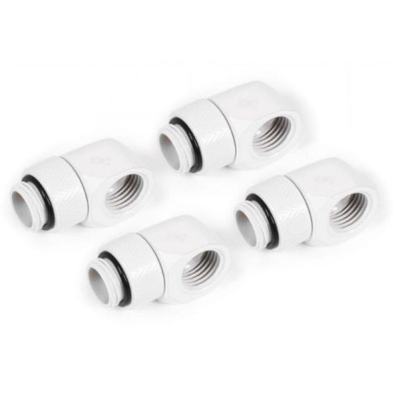 Connettore alphacool a l girevole g1/4 maschio a g1/4 femmina 4pz