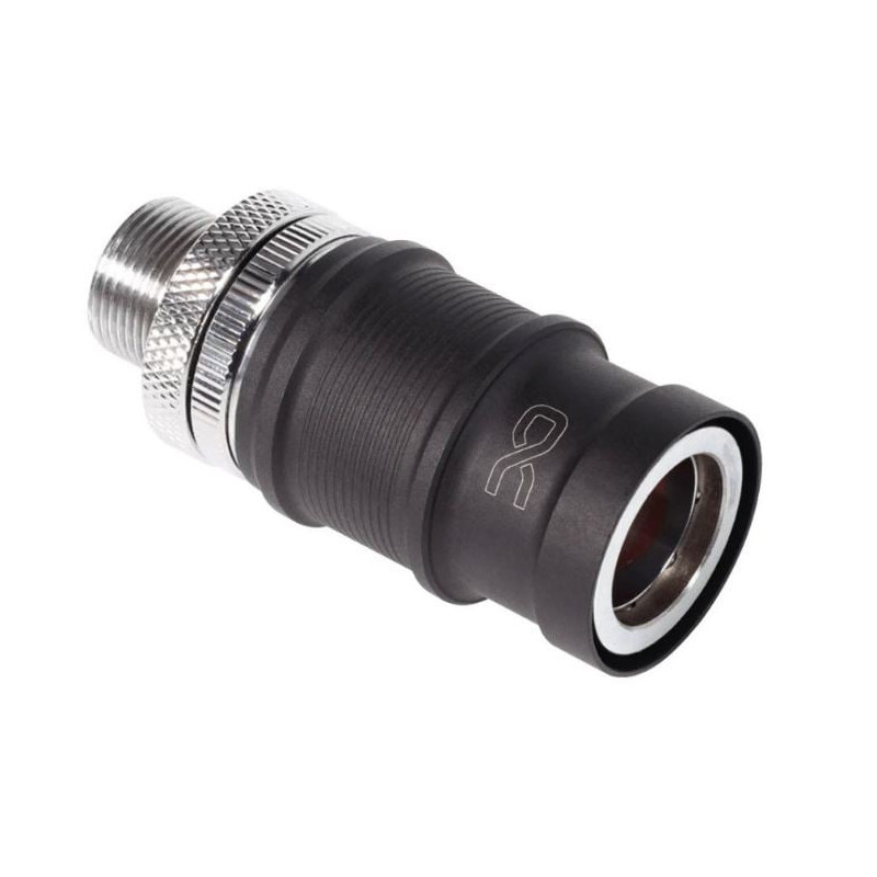 Es sgancio rapido alphacool blh1a femmina it g1/4" cromo/nero