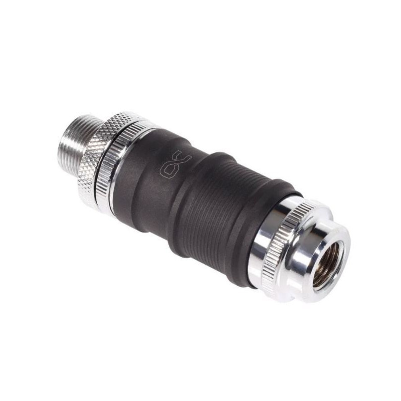 Es sgancio rapido alphacool blh1a ig-ig g1/4" cromo/nero