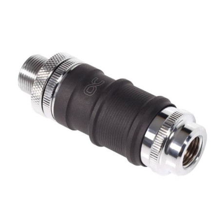 Es sgancio rapido alphacool blh1a ig-ig g1/4" cromo/nero