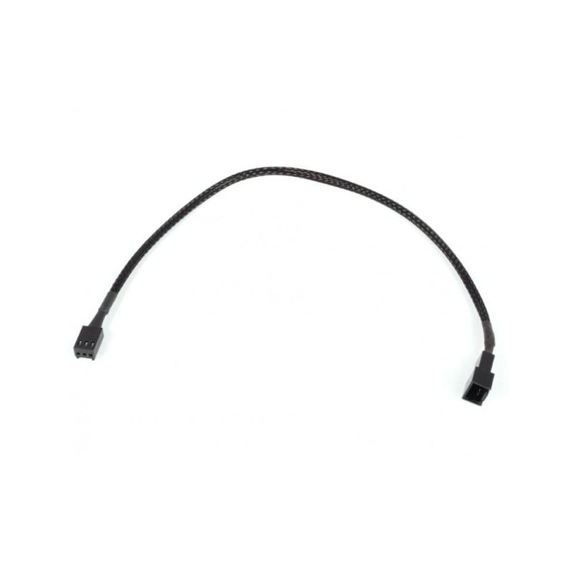 Cavo ventola alphacool 3 pin a 3 pin prolunga 30cm nero [18686]