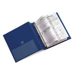 Raccoglitore ad anelli sei rota stelvio 40 a4 3d blu 22x30cm (a4)