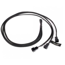 Cavo alphacool splitter y 3 pin a 3x3 pin 60cm bianco [18692]