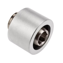 Raccordo optimus flex 16/10mm argento satinato