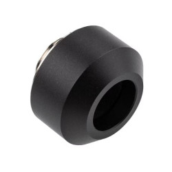 Raccordo optimus hardtube 12mm nero satinato