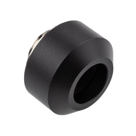 Raccordo optimus hardtube 12mm nero satinato