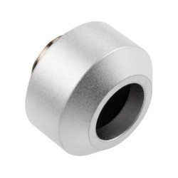 Raccordo optimus hardtube 12mm argento satinato