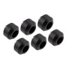 Raccordo optimus hardtube 12 mm 6pz nero satinato