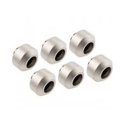 Raccordo optimus hardtube 12 mm 6pz nichel satinato