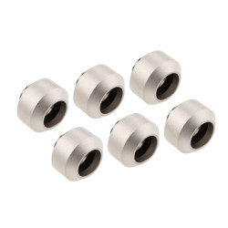 Raccordo optimus hardtube 14mm 6pz nichel satinato