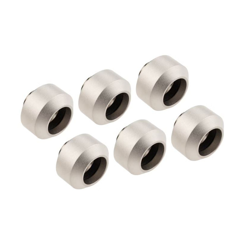 Raccordo optimus hardtube 14mm 6pz nichel satinato