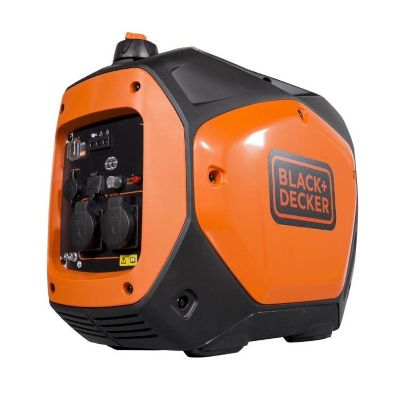 Generatore black & decker 2200w benzina 230v arancione/nero [bxgni2200e]