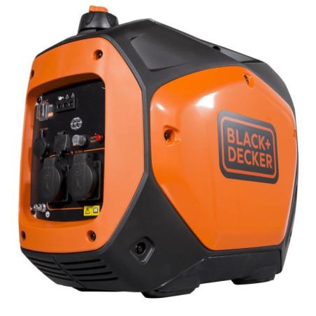 Generatore black & decker 2200w benzina 230v arancione/nero [bxgni2200e]
