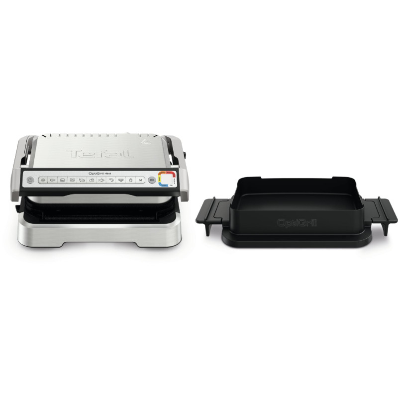Grill elettrico tefal gc774d10 optigrill 4in1 2100w acciaio inossidabile