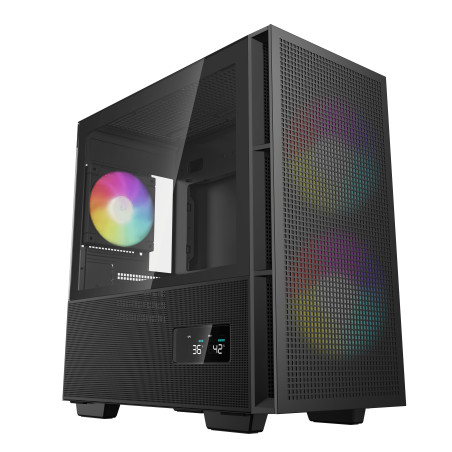 Case deepcool ch360 digital micro tower atx nero [r-ch360-bkape3d-g-1]