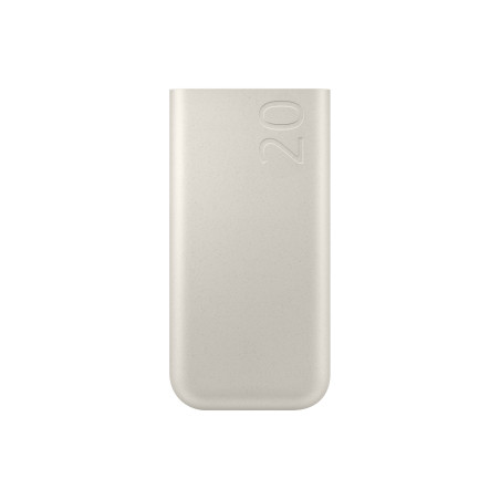 Batteria portatile samsung powerbank 20000mah beige [eb-p4520xuegeu]