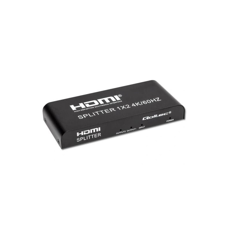 Splitter hdmi qoltec 4kx2k 6gbit/s 60hz nero [51797]