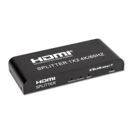 Splitter hdmi qoltec 4kx2k 6gbit/s 60hz nero [51797]