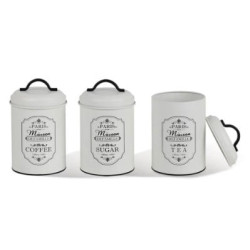 Set di contenitori maestro bianco/nero 3pz [mr-1771-3cs]