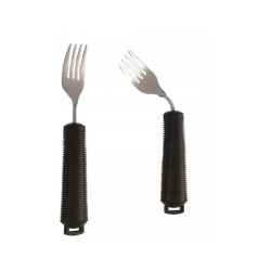 Forchetta sundo flessibile per disabili 205mm grigio/nero [22732]