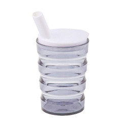 Tazza scanalata sundo con salvagoccia 200ml 1pz trasparente [21000]