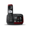 Telefono panasonic kx tgm420exb cordless/bluetooth nero/rosso [kx