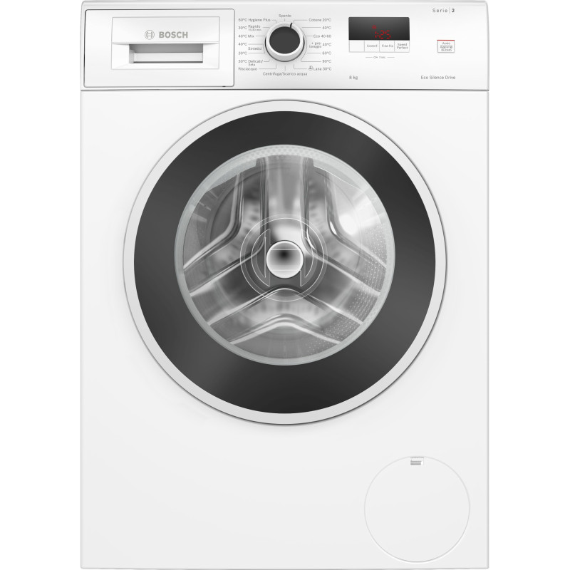 Lavatrice bosch wge03200it caricamento frontale 60cm 8kg 1400rpm