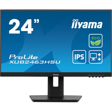 Monitor led 24" iiyama prolite xub2463hsu-b1 full hd 1920x1080p/3ms/classe