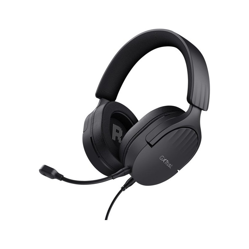 Cuffie da gioco trust gxt 489 fayzo padiglione 3.5mm nero [24898]