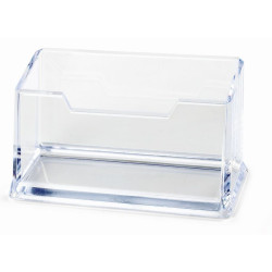 Portabiglietti da visita lebez 11x5.5x4.8cm trasparente [80183]