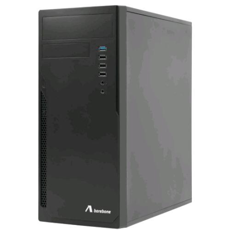 Case adj con alimentatore 300w midi-tower atx nero