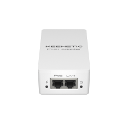 Adattatore keenetic gigabit poe+ con alimentatore da 30w bianco [kn-4510-01-eu]