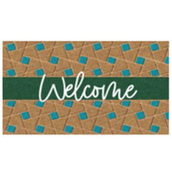 Zerbino xtra cocco/pvc benvenuto verde 40x70cm 11705 [fgtp26940]