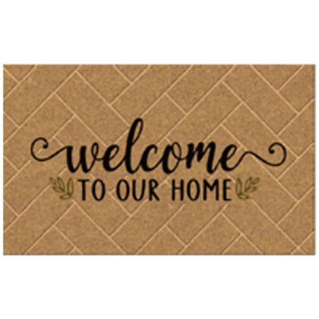 Zerbino xtra cocco/pvc benvenuto a casa 40x70cm 11707 [fgtp26995]