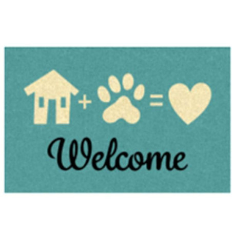 Zerbino xtra cocco/pvc benvenuto animale domestico 40x70cm 11701