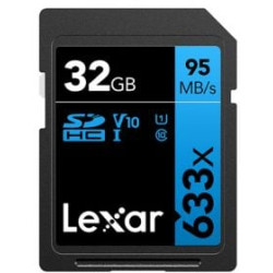 Scheda memoria 32gb lexar class 10 150mb/s nero [933025]