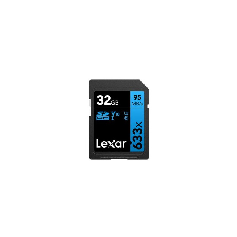 Scheda memoria 32gb lexar class 10 150mb/s nero [933025]