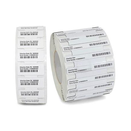 Rotolo etichette zebra silverline ii 45x13mm bianco [sample26763r]