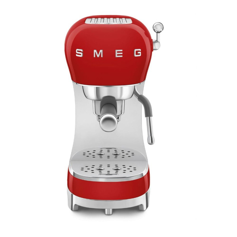 Macchina da caffe' smeg estetica anni 50 1.1l 1350w rosso [ecf02rdeu]