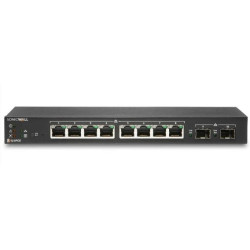 Switch sonicwall sws12-8poe con gestione e supporto della rete