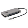 Hub usb-c startech.com a 4 porte 1xusb-a e 3xusb-c grigio