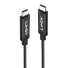 Cavo usb lindy 43308 tipo-c 3.2 5m nero [43308]