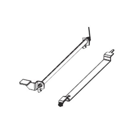 Parti di ricambio zebra per stampante kit chiusura e deflettore ze500-4