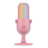Microfono usb razer seiren v3 chroma rgb per pc rosa [rz19-05060300-r3m1]