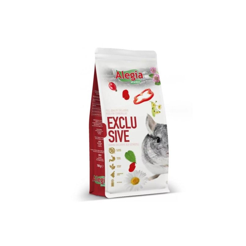 Mangime alegia exclusive: cibo per cincilla' 700g