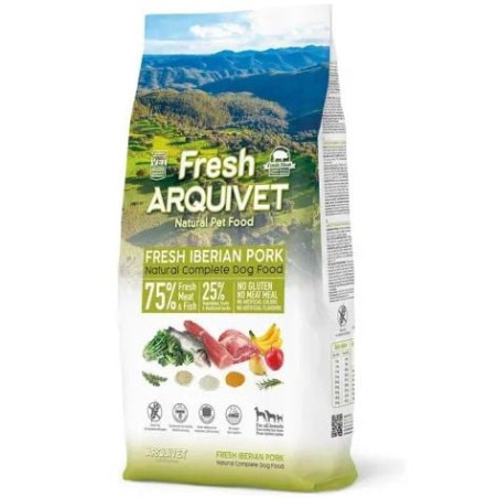 Mangime arquivet maiale iberico fresco: cibo completo semiumido per