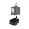 Lettiera per gatti rotho mypet biala con coperchio anthracite