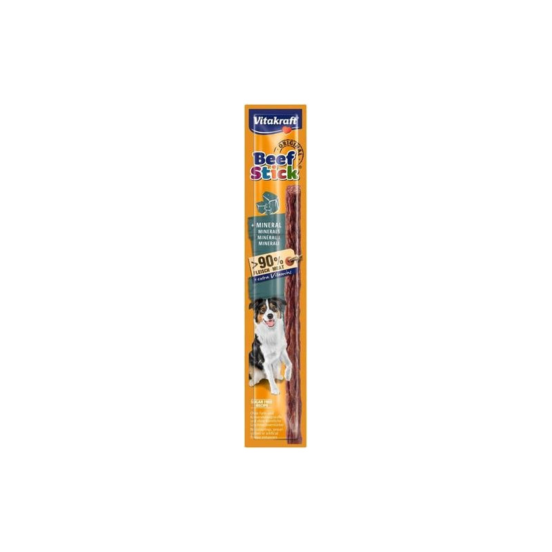 Snack per cani vitakraft beef stick original plus mineral dolcetto