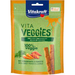 Snack per cani vitakraft vita veggies stickies carota con patate