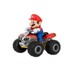 Modellino carrera rc 1/40 mario kart quad 2.4ghz multicolore [wrcaes0cf036248]